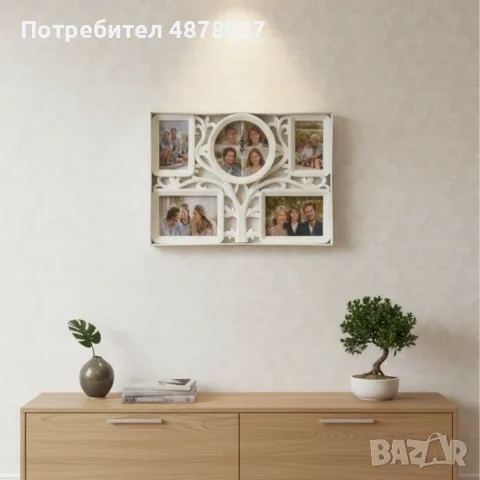 Рамка за снимки с часовник 2 в 1 - Дървото на живота, снимка 6 - Декорация за дома - 55545854