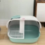 Котешка тоалетна PawHut с капак и лъжичка, снимка 7