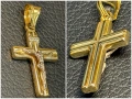 Чисто нов Златен кръст разпятие 14 карата 585 gold krast zlato zlaten, снимка 5