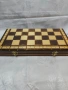 Ръчно изработен комплект шах и дама от дърво, снимка 3