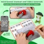 Нов DIY Творчески комплект сухо плъстене 7 фигурки вълна аксесоари QR уроци за начинаещи, снимка 3