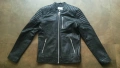 Jack & Jones JCONIMU LEATHER Jacket Размер S мъжко яке агнешка естествена кожа 17-27, снимка 1