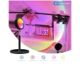 GY Bluetooth Mesh прожекционна лампа Sunset с музикална синхронизация, 360° промяна на цвета, снимка 2