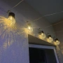 Соларни LED висящи лампи напукано стъкло, снимка 6
