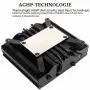 Thermalright AXP90-X47 Black нископрофилен CPU охладител, снимка 2