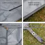 Палатка Hikeman Footprint - Водоустойчив къмпинг брезент, Здрава защита на пода на палатката, снимка 3
