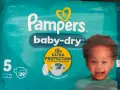 Pampers Baby Dry размер 4/5 пелени и гащи, снимка 3