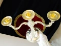 Посребрен троен свещник тройка WMF,800 гр.,Art Nouveau. , снимка 8