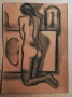 Картина на худ. Йордан Денев" 1928-2006 г, снимка 1