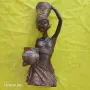 Фигурка, статуетка Африканско момиче. , снимка 6