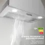 Абсорбатор за вграждане Hermitlux, 52 см, 750 m³/h, функция за рециркулация, LED осветление, Клас A, снимка 3