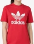 Adidas Tee Dress Pink Дамска Рокля – Розова – 100% Памук – Trefoil Лого – Размер 2XS / S, снимка 3