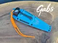 Фиксиран нож Benchmade Water Intersect 18050,Magna Cut,Depth Blue Santoprene, снимка 8