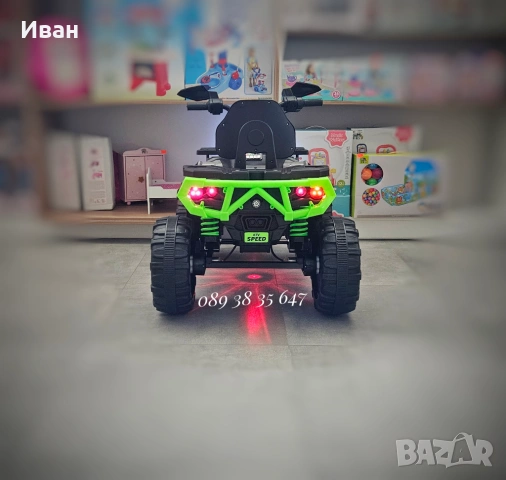 ПРОМОЦИЯ ДО 30.04!НОВО!Акумулаторно бъги Speed GREEN с 4x4,12V батерия,дистанционно, снимка 5 - Други - 54170405