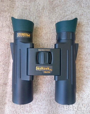 НЕМСКИ Бинокъл Steiner SkyHawk Pro 10x26 – КАТО НОВ! Пълен Комплект!