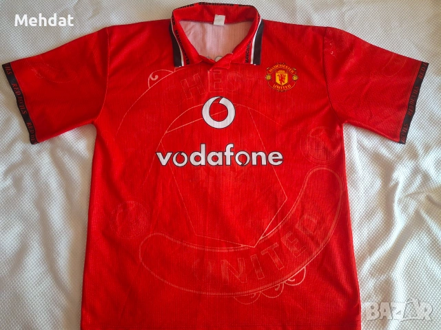 Ретро тениска Manchester United Giggs #11 Vodafone XL  