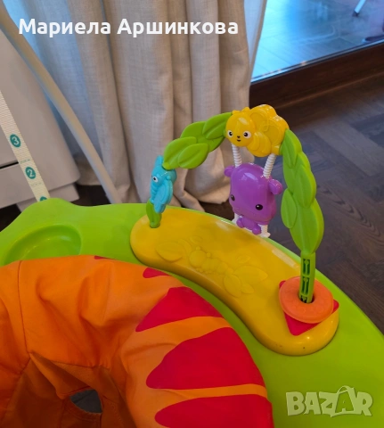 Бебешко бънджи Fisher price Тропическа гора, снимка 2 - Детски люлки - 54552760