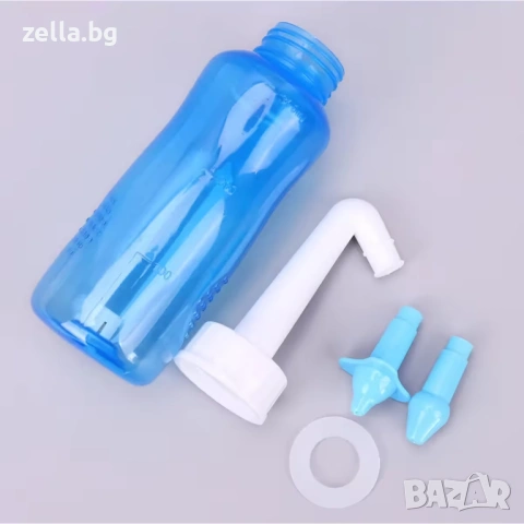Назален иригатор WaterPulse NETI POT 300 мл ABS – за почистване на синуси, при алергичен ринит 10093, снимка 14 - Други стоки за дома - 54657065