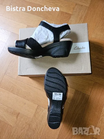 Сандали Кларкс / Clarks, естествена кожа, р-р 36
