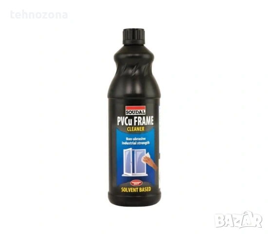 Чистител за PVC рамки, дограми от стари етикети, лепенки, стикери, фолио SOUDAL 1л.