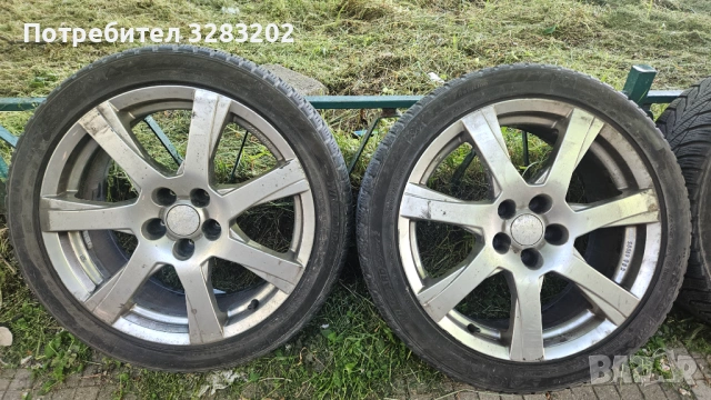 Джанти 18 5x112 със зимни гуми , снимка 2 - Гуми и джанти - 54333309