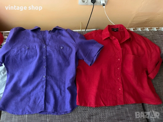 Дамски ризи с къс ръкав, размер L/XL