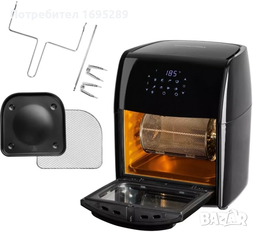 GOURMETMAXX Дигитална фурна, фритюрник 3 в 1 XXL air fryer 1800 W, снимка 2 - Печки, фурни - 54723922