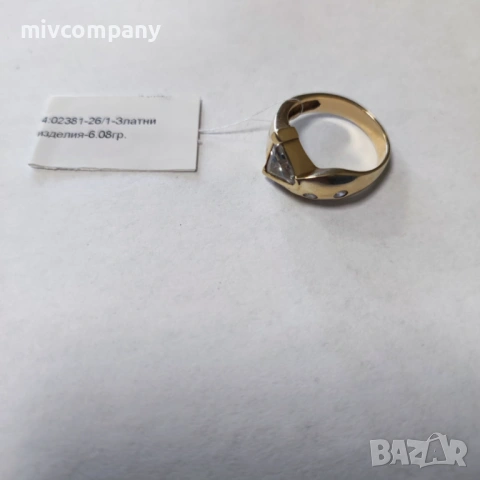 Златен Пръстен 6.08гр., снимка 2 - Пръстени - 54931605