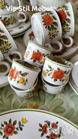 Огромен сервиз за хранене и кафе Villeroy & Boch Summer Day , снимка 12 - Сервизи - 55406618