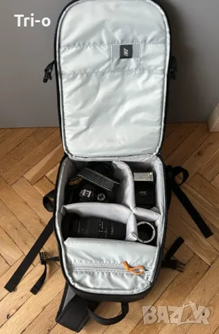 Nikon D5100 + светкавица, 2 обектива, 2 батерии, аксесоари и раница Lowepro, снимка 4 - Фотоапарати - 55598307