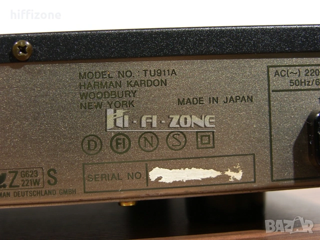 Тунер Harman/kardon tu-911a, снимка 8 - Ресийвъри, усилватели, смесителни пултове - 54942320