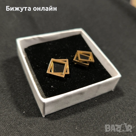 Обеци от висококачествена медицинска стомана. Продукт №036