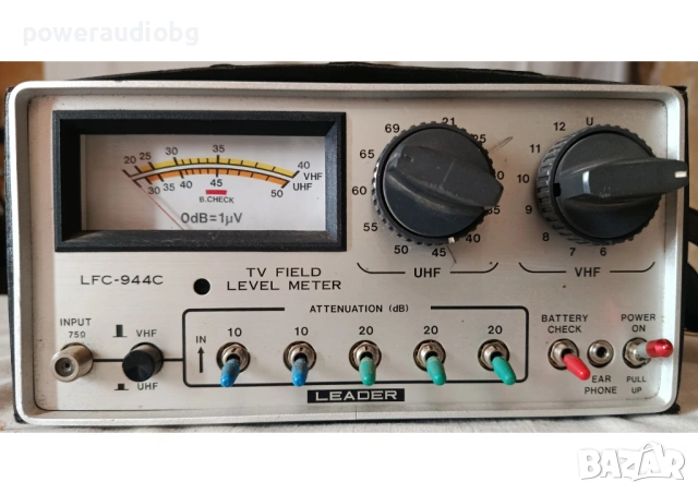 Vintage Leader lfc 944c - уред за измерване силата на сигнала, снимка 2 - Телевизори - 54896426