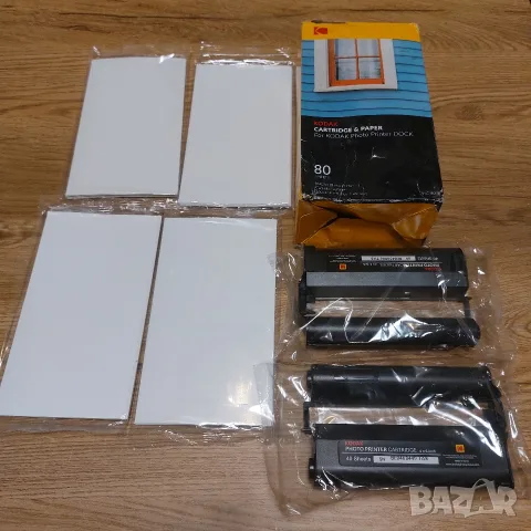 Оригинален комплект фотохартия и касети KODAK PHC-80 (за 80 снимки) за Photo Printer Dock, снимка 2 - Консумативи за принтери - 55395281
