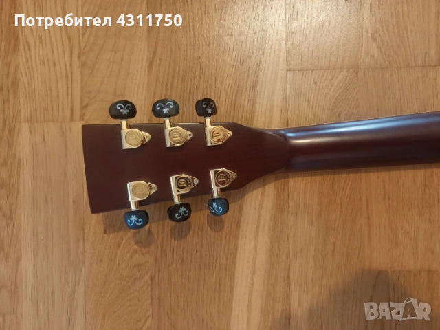 Изцяло солидна лютиерска акустична китара , снимка 7 - Китари - 54288268
