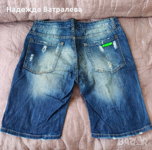 Мъжки къси дънки Dsquared, снимка 2 - Дънки - 55006281