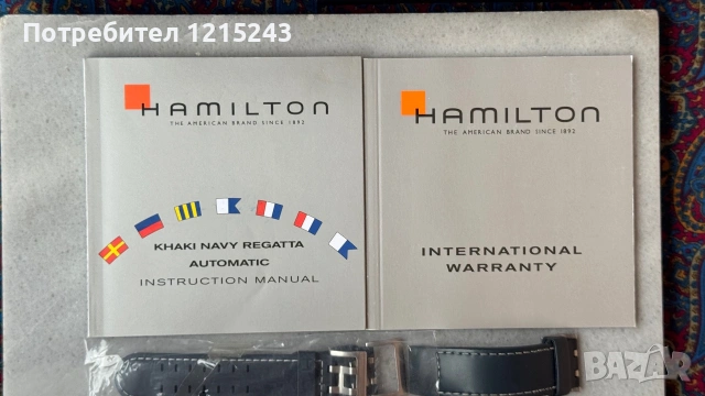 Часовник Hamilton Khaki Navy Regatta хронограф и регата таймер. Рядък !, снимка 8 - Мъжки - 55229281