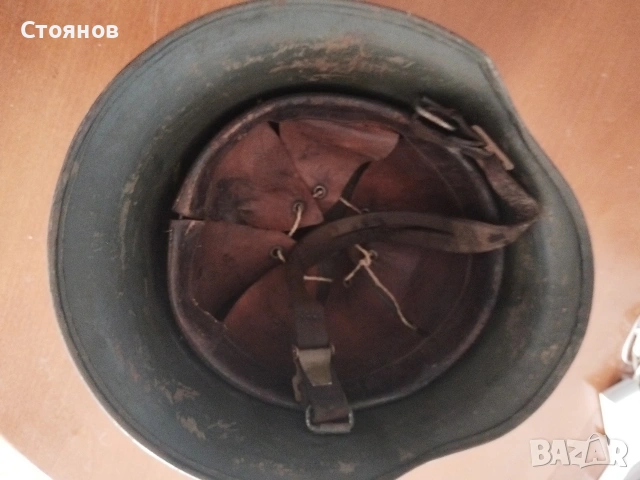 Воена българска каска М36 от войната , снимка 5 - Антикварни и старинни предмети - 54839036