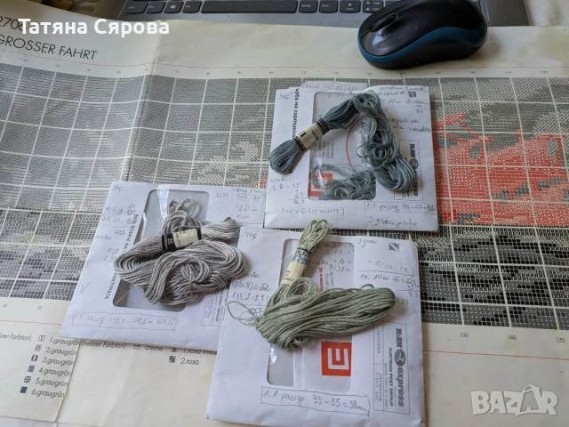 Конци за гоблен Пастирката, снимка 2 - Гоблени - 54565283