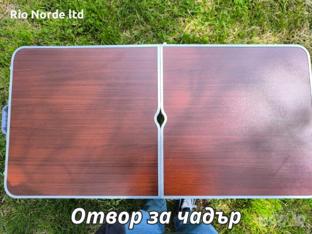 Маса сгъваема 120 х 60 НОВИ, снимка 4 - Къмпинг мебели - 53472777