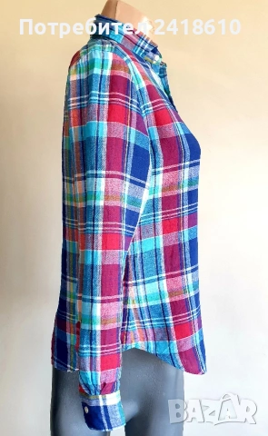 POLO Ralph Lauren Classic Fit 100% Лен / Womens Size M НОВО! ОРИГИНАЛ! Дамска Ленена Риза!, снимка 13 - Ризи - 54294344