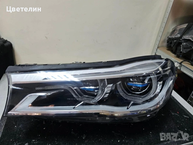 Ляв фар BMW 7 G11 G12 Laser lqv far бмв 7 г11 г12 лазер, снимка 7 - Части - 54746636