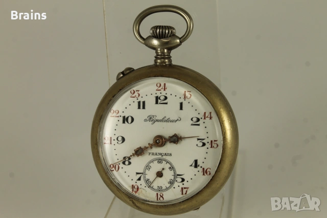 1900's REGULATEUR Френски Джобен Цилиндър Декориран 