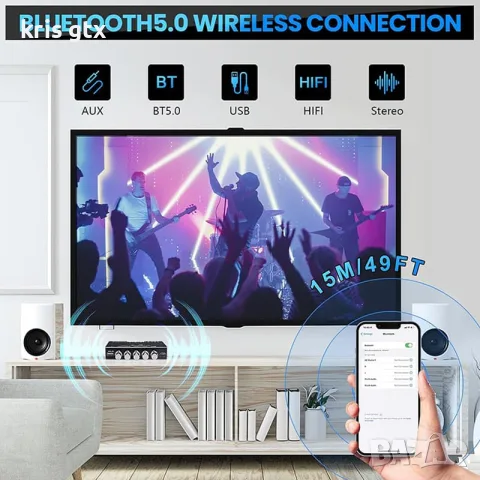 аудио модул Усилвател 2+1 2x220W + 350W субуфер Bluetooth usb TPA3255 чип, снимка 11 - Ресийвъри, усилватели, смесителни пултове - 55092418