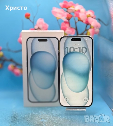 Apple iPhone 15, 128GB, 5G, Blue , снимка 6 - Apple iPhone - 54624414