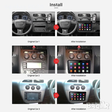Мултимедия с навигация за VW/SEAT/SKODA, 9 инча, Android 15, 4 RAM/64 ROM, Carplay, Мултимедиен плей, снимка 11 - Аксесоари и консумативи - 54350876