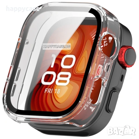 Huawei Watch Fit 5 / Fit 5 Pro / 360° Твърд пластмасов кейс с вграден протектор за екран, снимка 6 - Смарт часовници - 54766959