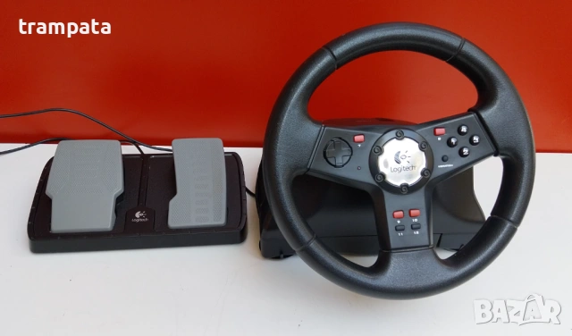 НАЙ ДОБРАТА ОФЕРТА Волан с педали  Logitech E-UK12 Formula Vibration
