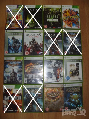 Игри и аксесоари за Xbox 360 Част 4 - 12.78 € / 25лв за брой