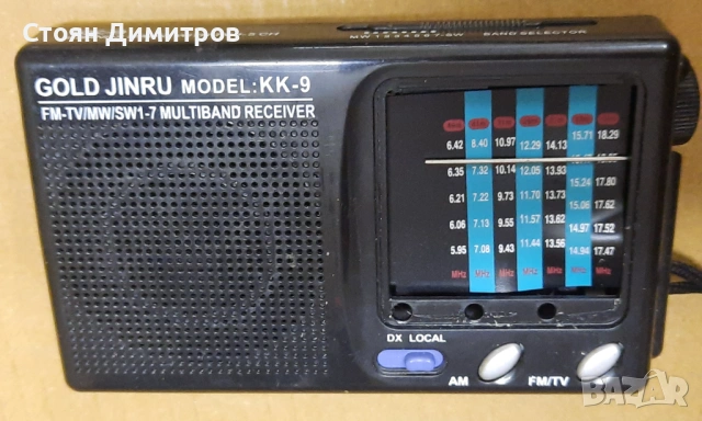 Радиоприемник Gold Jinru KK-9, снимка 2 - Радиокасетофони, транзистори - 54669027